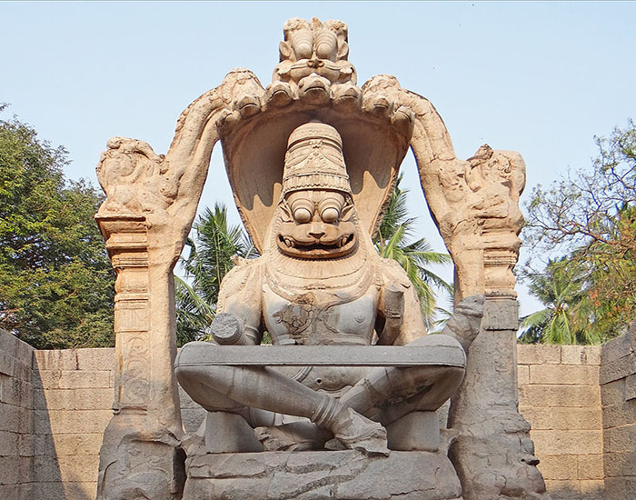 Ugra Narasimha Statue, Hampi