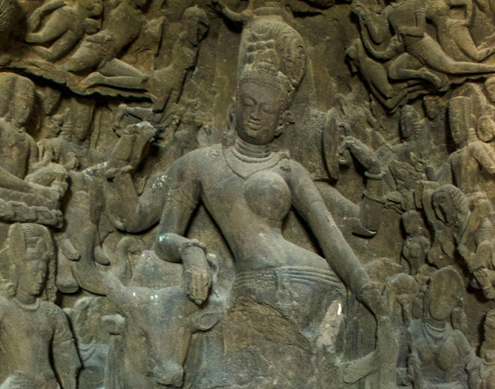 Ardhanarishvara, Elephanta Cave 1