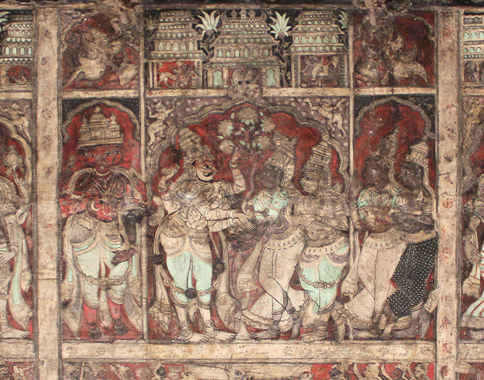 Ceiling Murals at Virupaksha Temple, Hampi