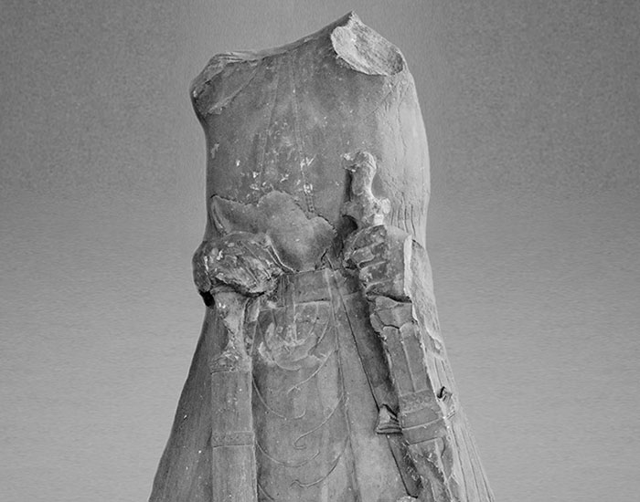 Headless Kanishka Statue