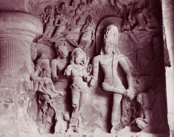 Kalyanasundara, Elephanta Cave 1