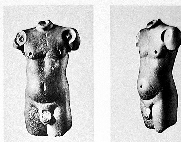 Red Jasper Male Torso