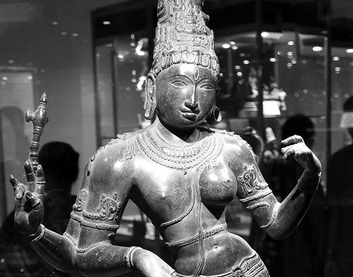 Ardhanarishwara Bronze Statue, Government Museum, Chennai
