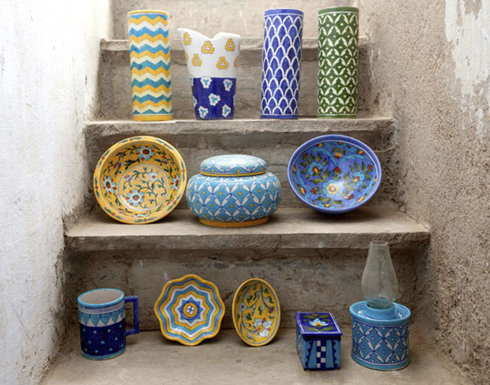 Blue Glaze Pottery