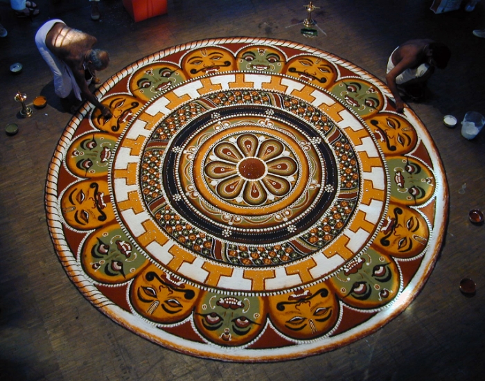 How Threshold Floor Drawings Blur the Private and Public