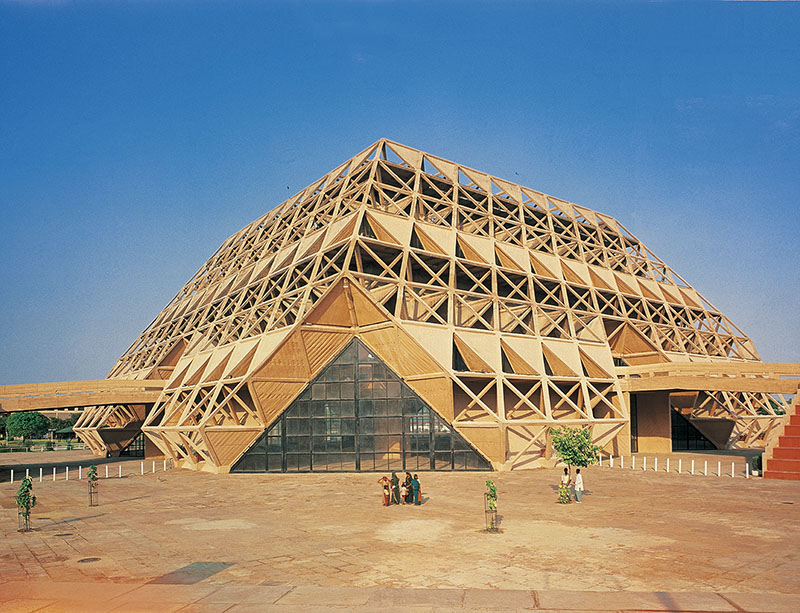 Photograph showing Hall of Nations with one of its entrances