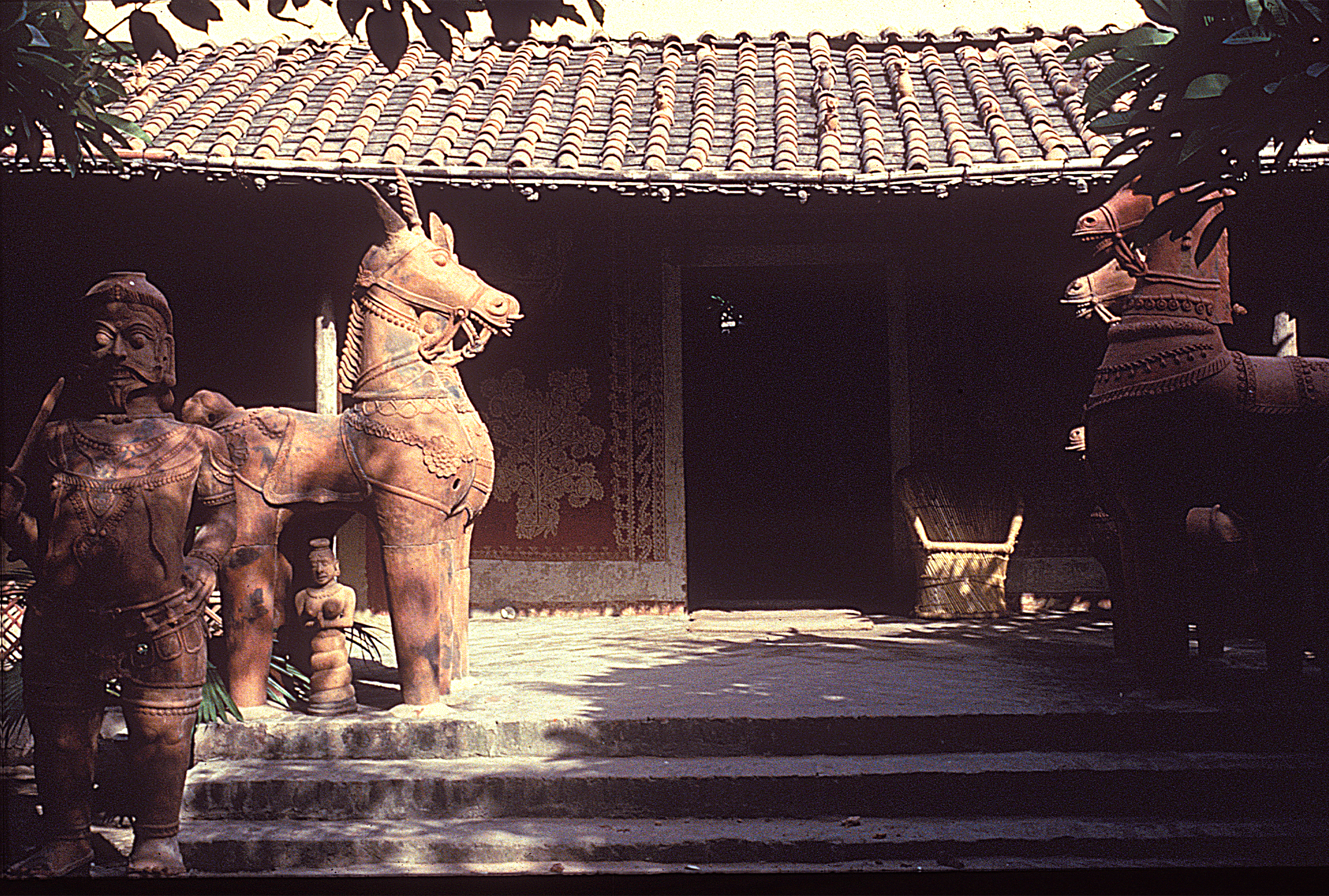 Photograph by Jyotindra Jain showing a section of the National Crafts Museum