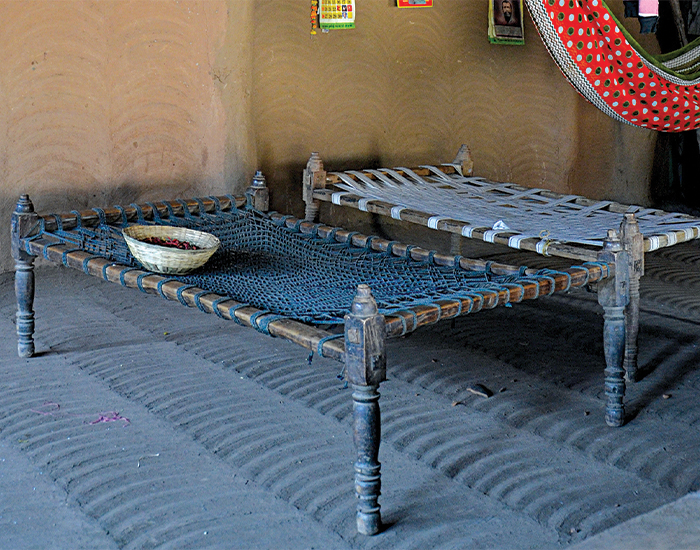 Charpoy in Northwestern India