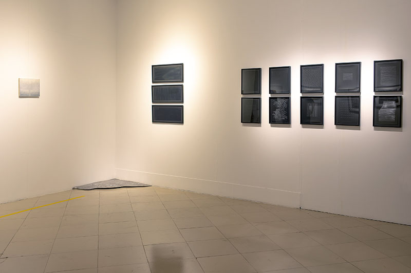 Photograph of an art installation at the Dhaka Art Summit 2023