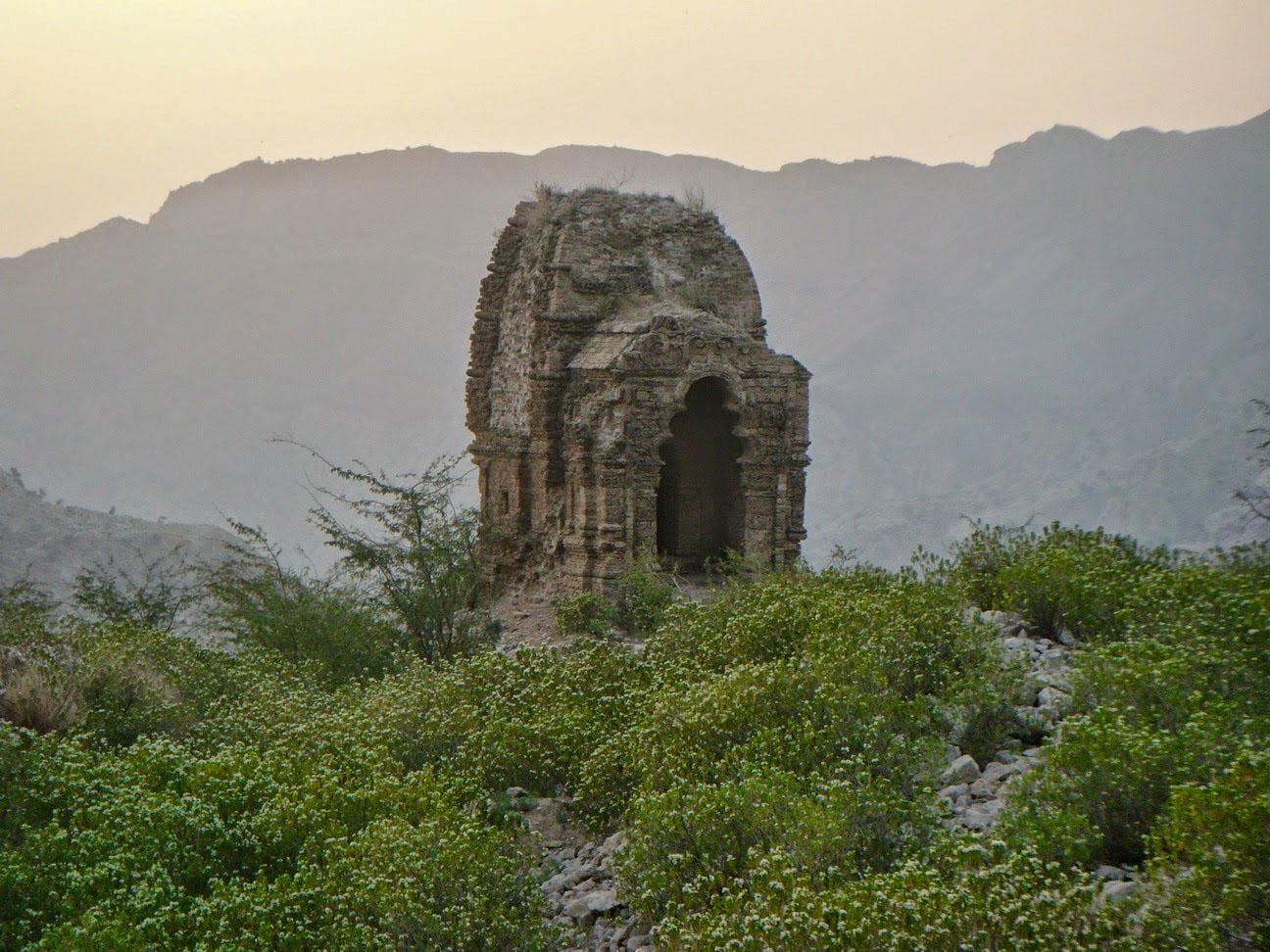 Photograph of the smaller of the two Amb Temples in Khushab, Pakistan
