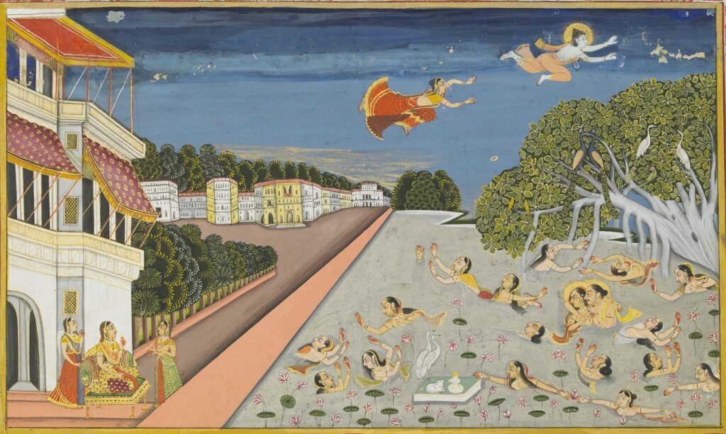 A folio painted by Jodhpur artist Amardas Bhatti