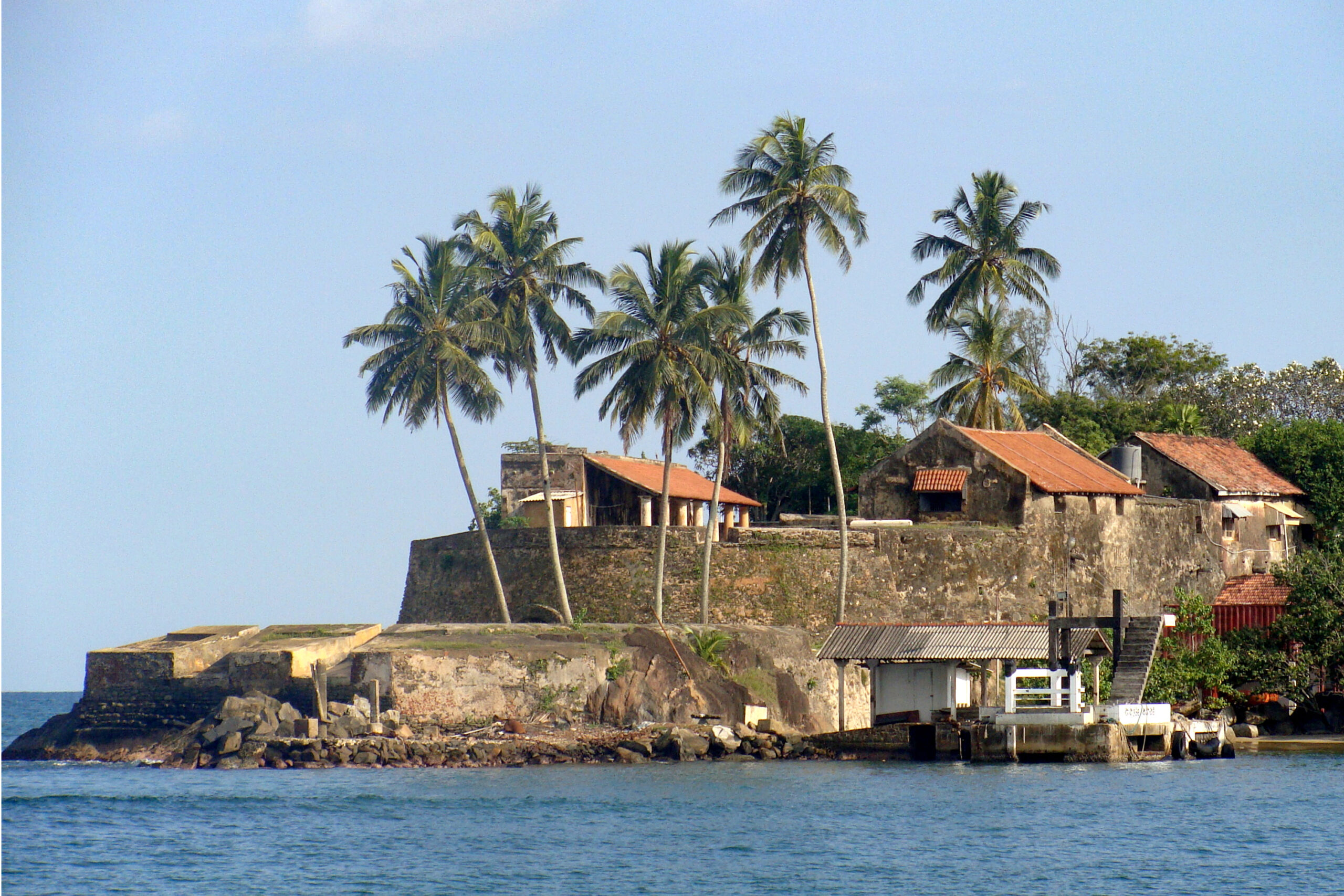 Photograph of the Zwart Bastion at Galle Fort