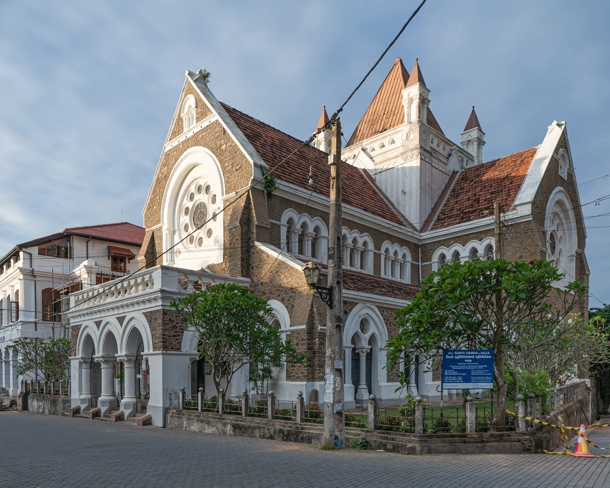 Photograph of the All Saints' Church at Galle Fort