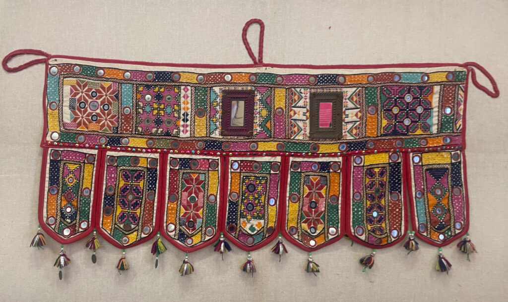old toran with Maru Meghwal traditional embroidery