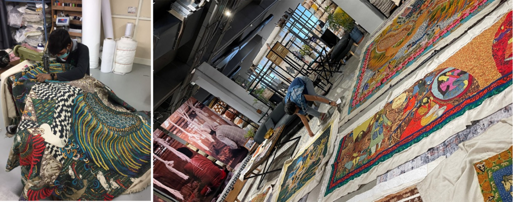 Seema Kohli behind the scenes collaborative work