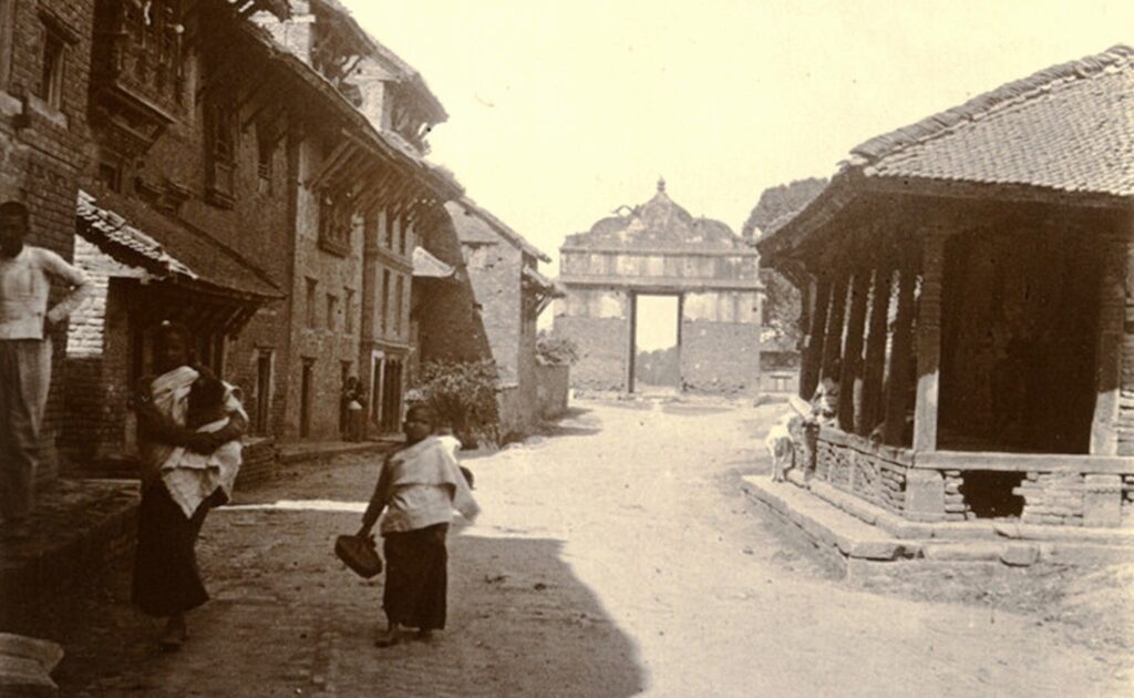 Bhaktapur, Nepal before 1934 earthquake