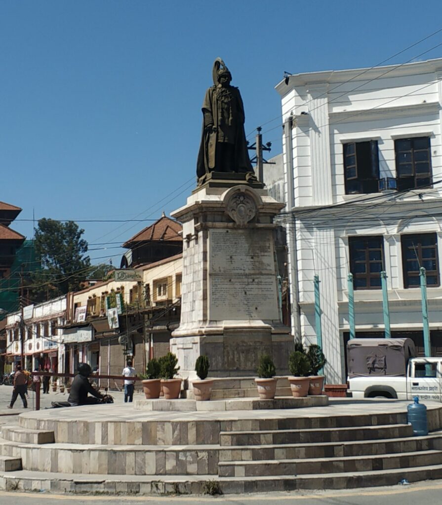 Juddha Shumsher statue