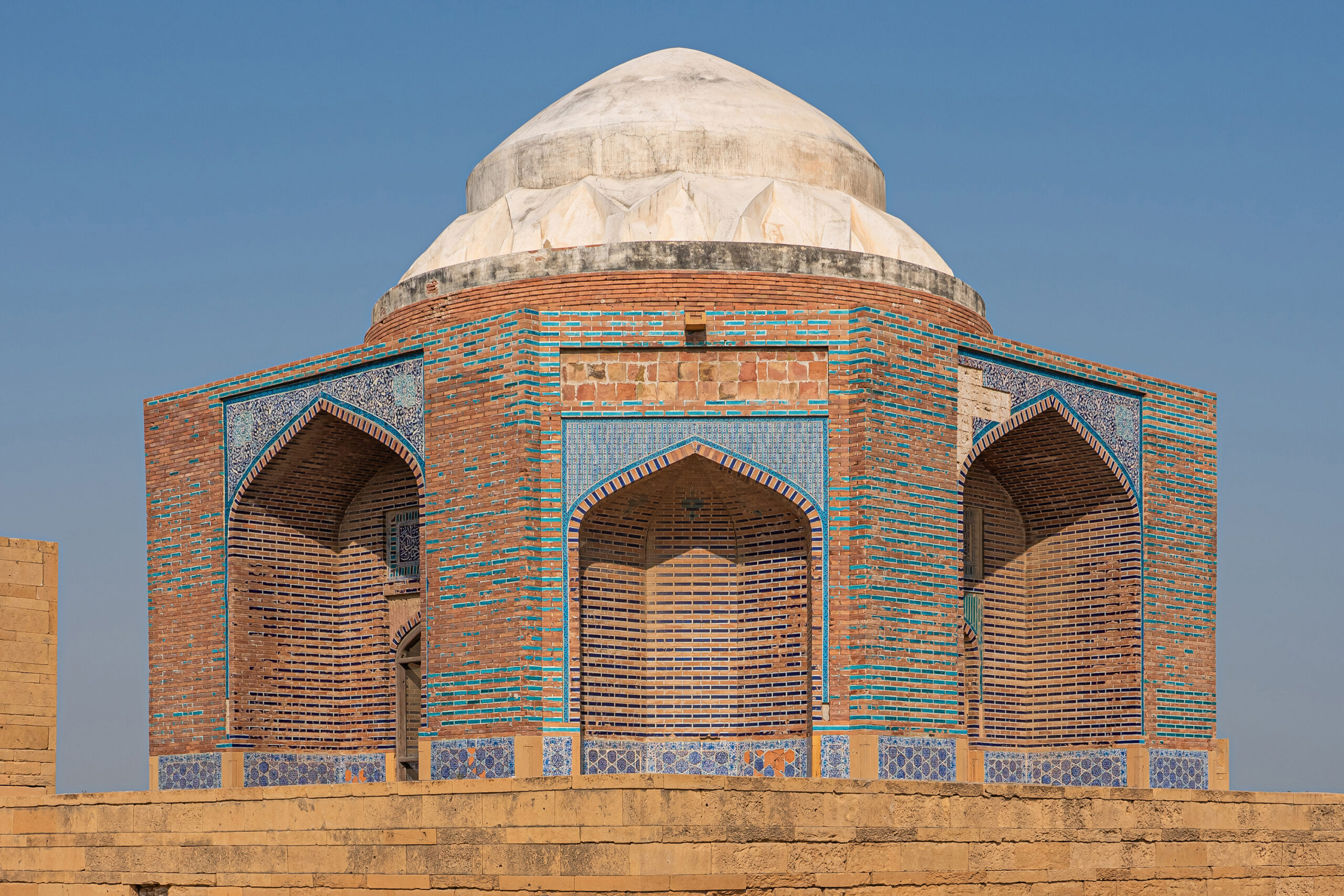 Photograph of the tomb of Jani Beg at Makli Necropolis